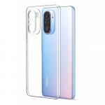&Uuml;mbris Xiaomi Mi 12 13 10 10T 11 11T 11i POCO X3 NFC RedMi Note 10 10S 11 11S PRO 9 9S 12C 13C jaoks l&auml;bipaistev tagak&uuml;lg, pehme silikoonist TPU tagakaas RedMi Note 11 Pro Global valge