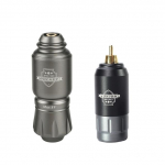 Rocket Mini Tattoo pliiatsi komplekti p&ouml;&ouml;rlev masinakomplekt (1 tk l&uuml;hike t&auml;toveeringu pliiats + 1 tk juhtmevaba aku) hall v&auml;rv