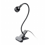 LED-i UV-valgusega klambriga painduv UV-lamp USB Mini UV-geel-kuivatusvalgustiga laualamp k&uuml;&uuml;nekuivati ​​DIY k&uuml;&uuml;nekunsti jaoks must