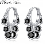 Black Awn Black Stone Ehted Hoop k&otilde;rvar&otilde;ngad naistele