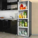 Geomeetrilise mustriga seinak&uuml;lmiku kleebised s&ouml;&ouml;gitoa jaoks kodukaunistamiseks tellised tassikapp Toit Vin&uuml;&uuml;l Art Seinakleebised K&uuml;lmik 60x150cm(1 pcs)