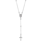 Les Tr&eacute;sors De Lily [R4959] &ndash; k&auml;sitsi valmistatud h&otilde;bedast  Gypsy Cross  h&otilde;bedast kaelakee (roodiumiga kaetud) - 85x10mm h&otilde;be