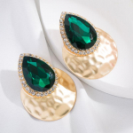 Naiste liialdatud veetilgakujulised v&auml;rvilisest klaasist kristallist k&otilde;rvar&otilde;ngad Lihtsad isikup&auml;rastatud k&otilde;rvar&otilde;ngad OneSize valge