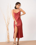 ISSA Plus siidist Cami kleit XL sinine