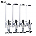 Uusim 25/30/45 ml seinale kinnitatav alus, 4 pudeli &otilde;lleveini dosaator kodubaari valamisriiul 25ml