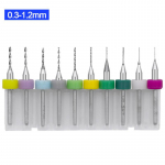 10 tk/komplekt 0,1&ndash;1,2 mm k&otilde;vasulamist PCB-tr&uuml;kkplaadiga karbiidist mikro puur 0.3-1.2mm