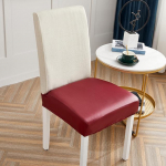 Pu-nahast tooli istmekate Elastne veekindel sarvest tabureti kate Pulmahotelli peokaunistus salongi pools&ouml;&ouml;gitooli kate Universal Size