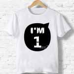 Laste T-s&auml;rk Palju &otilde;nne s&uuml;nnip&auml;evaks Ma olen 1-10-aastane numbritr&uuml;kiga T-s&auml;rgid Poistele ja t&uuml;drukutele Naljakas kingitus Baby Tops Laste suve T-s&auml;rk 12M(80)