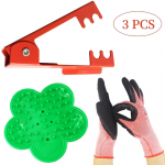 3tk Professionaalne roosilehtede okkate eemaldaja komplekt okkate eemaldamiseks rooside ja aiakinda jaoks 3pcs（As Picture）