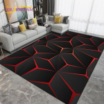 Moodne geomeetriline tr&uuml;kitud ala vaip, suur, elutoa magamistoa vaip, k&ouml;&ouml;gi-vannitoa sissep&auml;&auml;su uksematid, libisemiskindlad p&otilde;randamatid 120x160cm