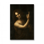 Klassikaline Saint Jean-Baptiste'i &otilde;limaali plakat Vintage Leonardo da Vinci tr&uuml;kised L&otilde;uendimaal Kodu Toa Seinakunst Kaunistus 21x30 No Frame