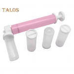 Kaasaskantav professionaalne keskkonnas&otilde;bralik vastupidav &scaron;okolaadifondant koogiv&auml;rvi pihusti restoranile roosa