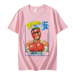 Anime Hajime No Ippo T-s&auml;rk Makunouchi Manga Graafilise tr&uuml;kiga l&uuml;hikeste varrukatega puuvillased T-s&auml;rgid Suurem&otilde;&otilde;tmelised Kamogawa Boxing Gym T-s&auml;rgid Unisex t&auml;navar&otilde;ivad XXXXL valge