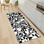 3D geomeetriline k&ouml;&ouml;gimatt Magamistoa uksematt Kodu Esik Sissep&auml;&auml;s P&otilde;rand Vaip Kaunistus Elutoa Vaip Vannituba Libisemiskindel vaip 40x120cm