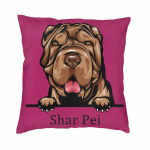 Naljakas Koer Pit Bull Padja kate 55x55 cm Lemmikloomade Velvet Kaasaegne padjap&uuml;&uuml;r Kodukaunistus Diivan Padjap&uuml;&uuml;r Dakimakura 30x30cm 12x12in