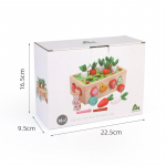 V&auml;ikelaste Montessori puidust harivad m&auml;nguasjad poistele T&uuml;drukutele vanuses 1 2 3 aastat, M&auml;nguasjad kuju sorteerimisel Kingitused, Puidust eelkooliealiste peenmotoorika oskuste m&auml;ng 21.5x16.2x6cm mitmev&auml;rviline