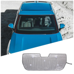 For RIVIAN R1S SUV 2022 aluminum foil Silver Car Thermal Curtain Shading Sunscreen Car 1 PCS black