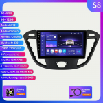 Hizpo 2din Android Autoradio jaoks Transit Tourneo Custom 2013-2021 autoraadio multimeedia videopleier GPS Navi peaseade Carplay DAB Auto 4G RDS FM SWC S8 8Core 8G 128G