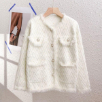 Pehmed ja mugavad kudumid naiste avara kardiganiga sviiter naiste s&uuml;gistalvejope L