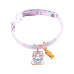 Lemmiklooma kaelarihm Kass Kala Koer Luu Multifilmi ripats Kahe kihiga reguleeritav armas l&auml;mbumisvastane koera kaelarihm igap&auml;evane kollokatsioon lilla