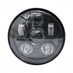 5-3/4'' 5,75-tolline mootorratta LED-esituli valge kaugtulega 5,75-tolline &uuml;martulega must
