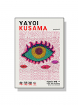 Yayoi Kusama kunstin&auml;itus k&otilde;rvitsalillede plakat Abstraktne l&otilde;uendimaal Jaapani retroseinapilt kaasaegse elutoa sisekujunduse jaoks 21x30cm No Frame