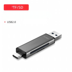 Kaasaskantav USB 2.0/3.0 Type-C TF/SD m&auml;lukaardilugeja arvuti ja telefoni jaoks Only Card Reader