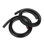 1,5m Autokaitse Poritiiva Laiendus Ratta Kulmuliist Rattakaareriba Pikendused 2xBlack black