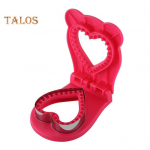 V&otilde;ileivavormi leival&otilde;ikuri tihendaja armastuse s&uuml;dame kujuga toidukvaliteediga roostevabast terasest meisterdamine taskuleiva r&ouml;stsaia press l&otilde;ikeriista k&ouml;&ouml;gividinad roosa punane v&auml;rv