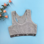 Suvine &otilde;huke t&uuml;drukute treeninglina, pehme rinnahoidja, sportlik t&uuml;drukute rinnahoidja, t&uuml;drukute vest 8-14 a one size valge