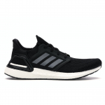 Adidas UltraBoost 20 Core Black Unisex tossud Night-Metallic White EF1043 42