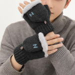 Talvemood meeste kindad soojad villased tuulekindlad kootud kabriolett s&otilde;rmedeta labakindad parkkoor