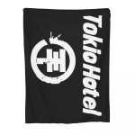 Tokio Hotel Band Logo Flanell tekk Muusika &Auml;ge tekk koju 150*125cm voodikate 75x100cm