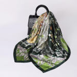 Kvaliteetsed luksuslikud siidist sallid peapael Sallid kaelasall naistele kett siidist sall naiste dekoratiivne sall 90cm