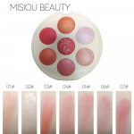 Naturaalne alasti meik parandav n&auml;gu 7 v&auml;rvi &uuml;mmargune rouge p&otilde;sepunaplaat 01