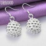 925 Sterling h&otilde;be Romantiline ilutulestik K&otilde;rvar&otilde;ngad Kingitus Moeehted 1.40*1.40cm
