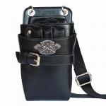 Retro juuksuri k&auml;&auml;ride kott Juuksuri v&ouml;&ouml;kott 7-pesaline eemaldatav k&auml;&auml;ride hoidikott PU-nahast kott hall