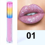 Glitter huulel&auml;ige l&auml;ikiv huulel&auml;ige l&auml;ikiv vedel huulepulk punane roosa huuleplekk pulk Cute huulev&auml;rv huulepulk meik ilu kosmeetika 1#