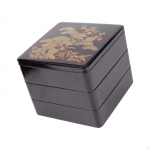 L&otilde;unakarp Jaapani Bento Sqaure Kitchen Business 3-kihiline sushi, riis, kaste, suur mahutavus