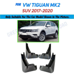 4 tk Auto porilapid Ees Taga Porilapid Porikaitsed Pritsmekaitse Tiivalaiendid VW Tiguan/Tiguan L 2017 2018 jaoks 2017-2020 black