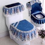 3tk/komplekt, pitstikandid, eemaldatav WC-poti kate, tolmukindel pehme WC-istme r&otilde;ngas padi kodukaunistus tualettruumi kate 3pcs