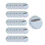 50 pakkige n&ouml;&ouml;pn&otilde;elaga m&auml;rke masina &uuml;mmargune kingitus akr&uuml;&uuml;list kingituseks unisex tarvikute komponendid 44mm