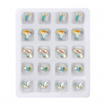 1 kasti k&uuml;&uuml;nekunst kividest ornament 3D s&uuml;da/ruut kunstkristallv&otilde;lu DIY k&uuml;&uuml;nte kaunistused telefoni&uuml;mbris Dekoratiivsed tarvikud manik&uuml;&uuml;ri tarvikud D