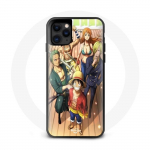&Uuml;mbris iPhone 13 Mini One Piece Luffy Poster Crews Manga Anime jaoks
