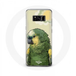 &Uuml;mbris Samsung Galaxy S8 Amazon Parrots Green jaoks