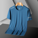 Ice Silk Cool l&uuml;hikeste varrukatega T-s&auml;rk meeste poolvarrukatega pluss suuruses Fitness T-s&auml;rgi topp 9XL