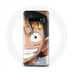 &Uuml;mbris Samsung Galaxy s10 edge jaoks &Uuml;hes t&uuml;kis Manga Luffy