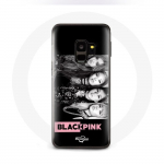 Coque pour Samsung Galaxy S9 Plus Blackpink Square One Album Affiche Chanson BOOMBAYAH