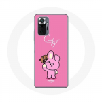 Coque pour Xiaomi Redmi Note 10 Pro BTS Bangtan Sonyeondan BT21 Shooky Suga Et Cooky Jungkook
