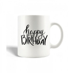 Mug en C&eacute;ramique Citation Happy Birthday Bon Anniversaire